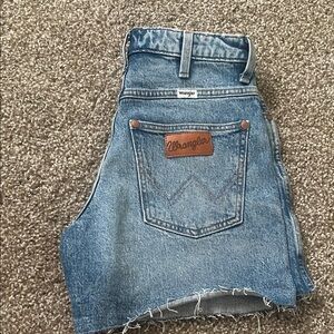 Wrangler Light Blue Denim Shorts
